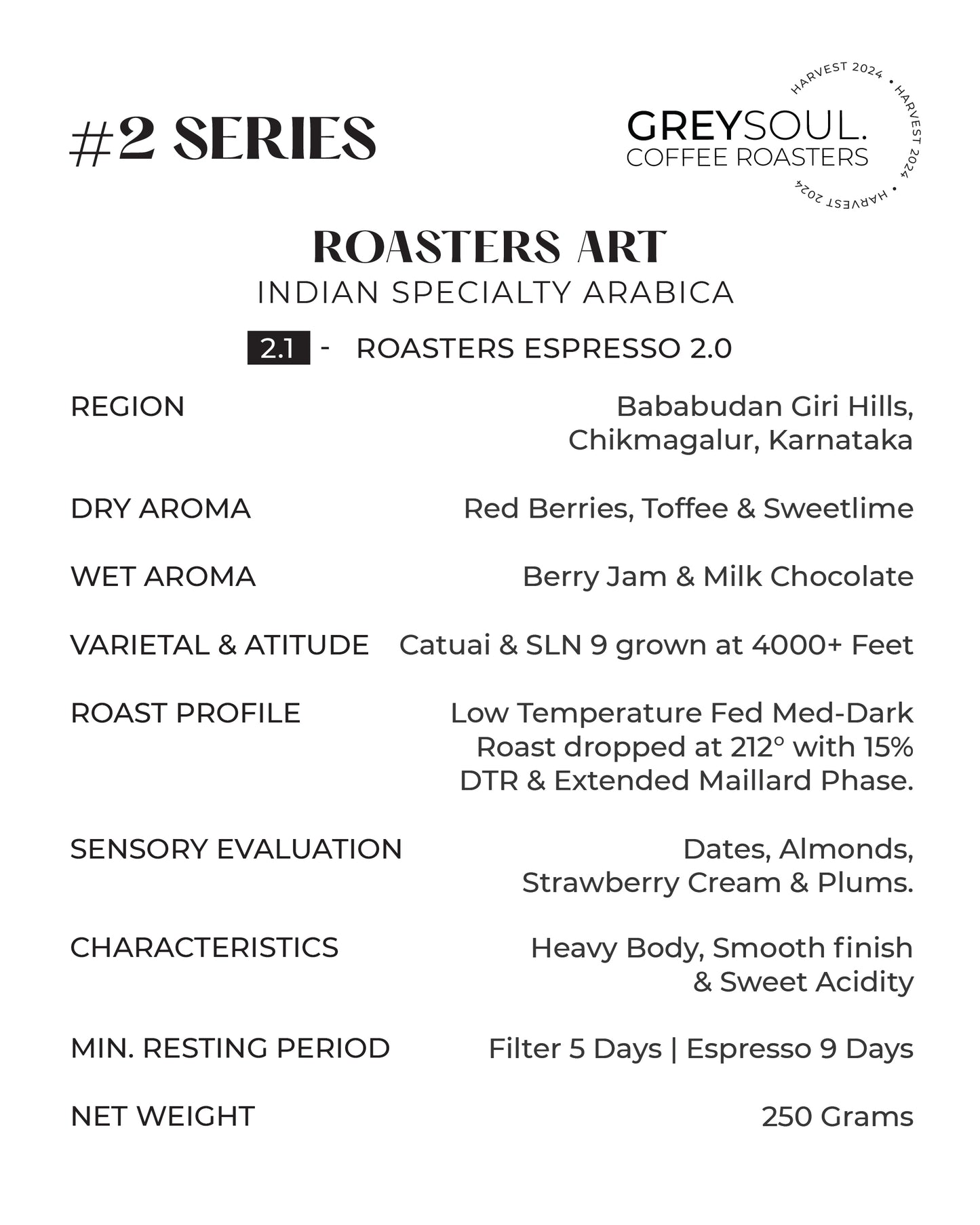 Roasters Espresso (Med-Dark Roast)