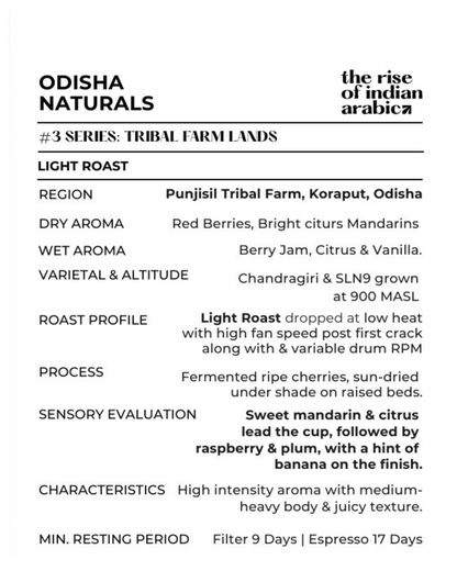 Odisha Naturals (Light Roast)