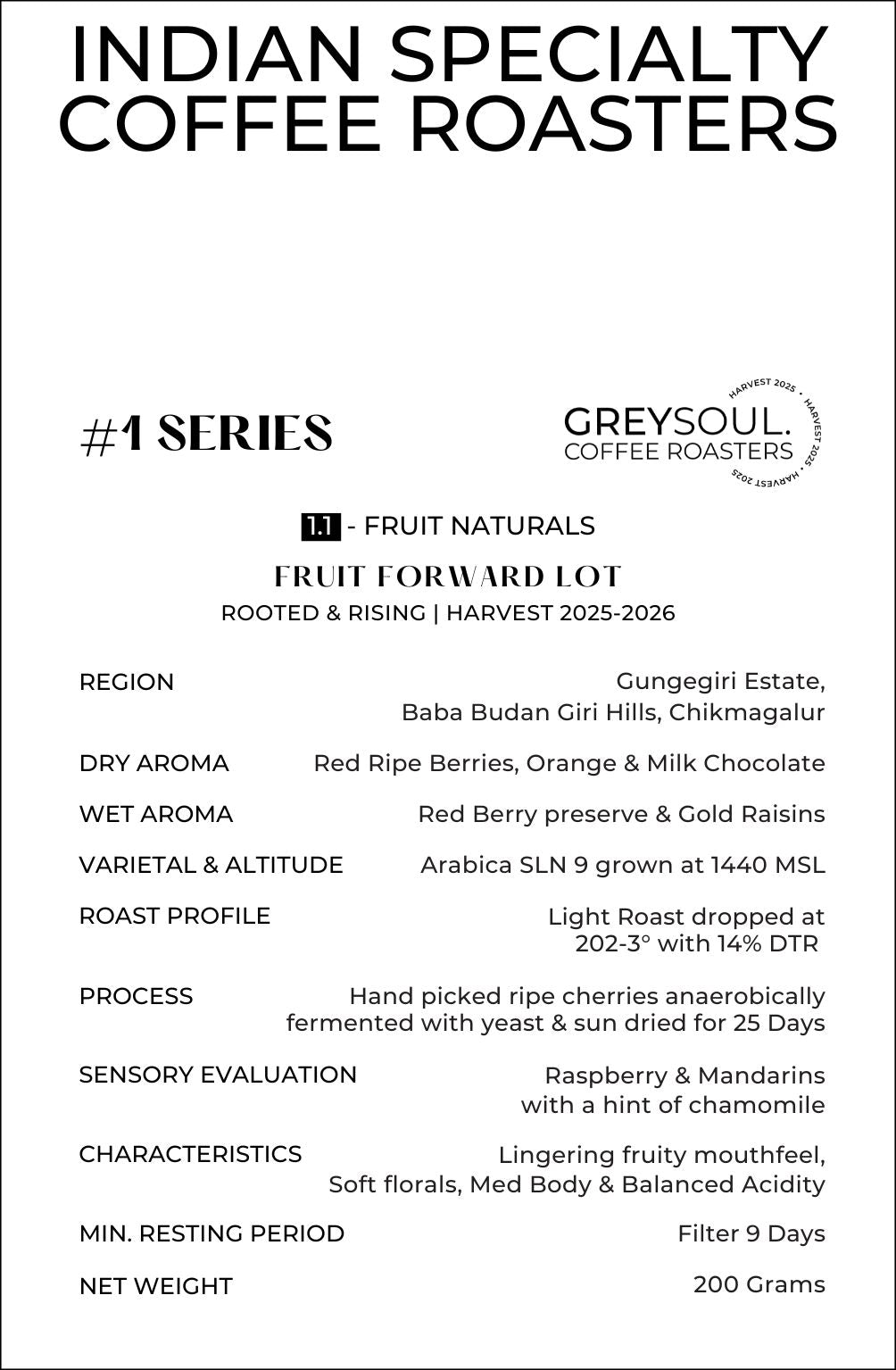 Fruit Naturals (Light Roast)