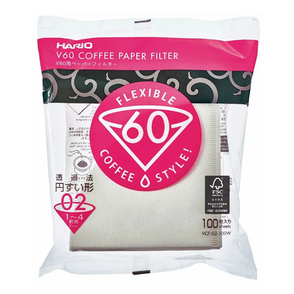 White Hario filter paper size 02