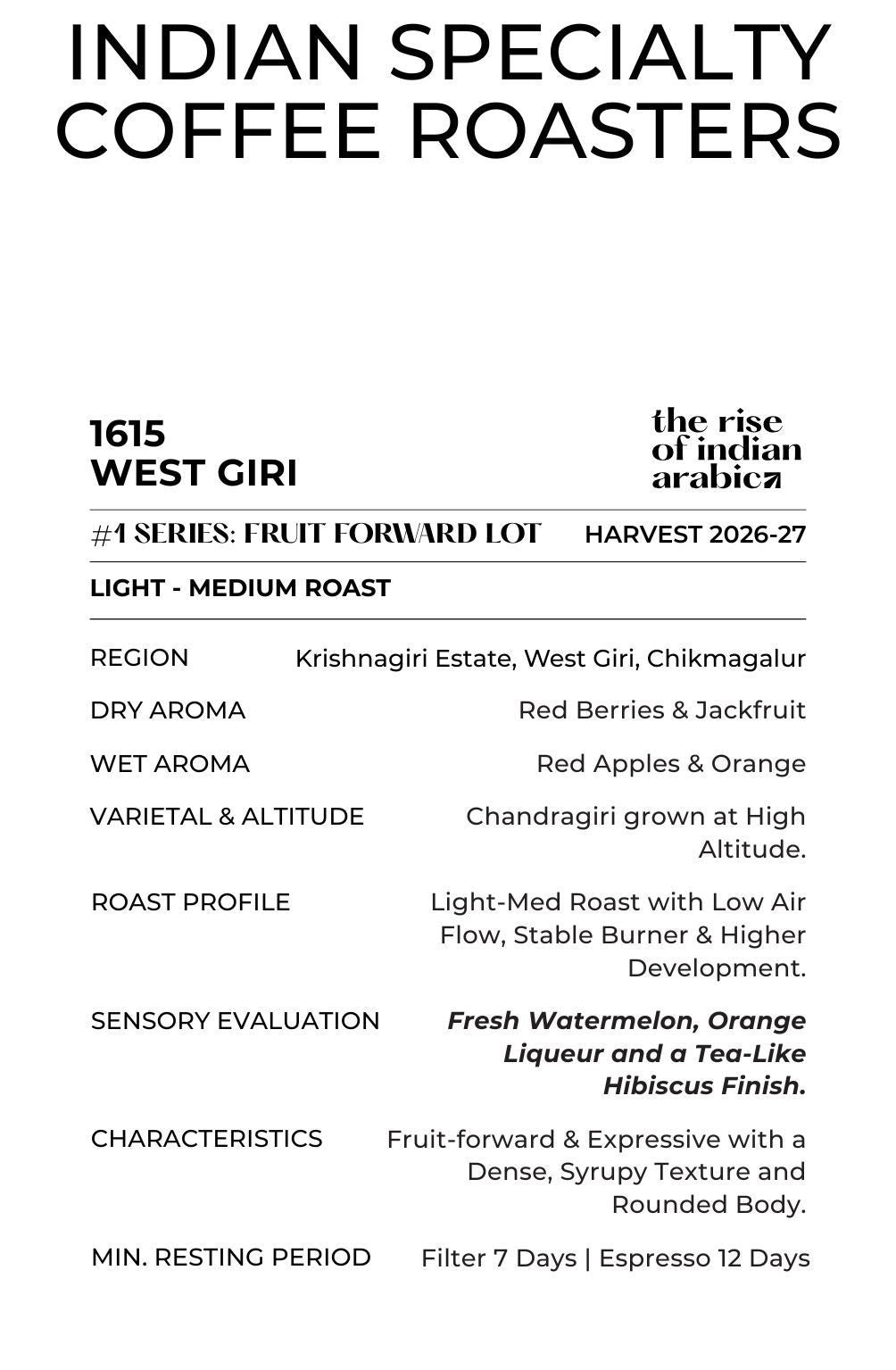 1615 West Giri (Light-Med)