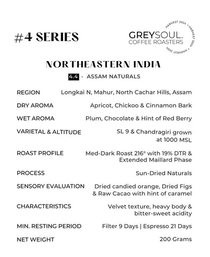 Assam Naturals (Med-Dark Roast)