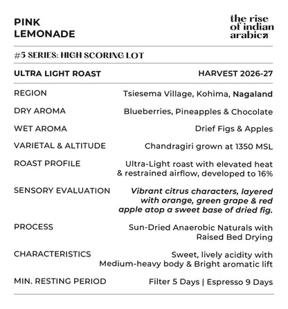 ultra light roast nagaland coffee grey soul coffee roasters indian specialty coffee