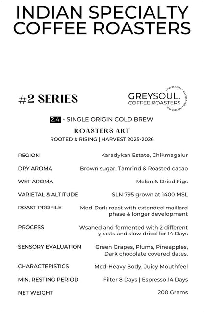 Single Origin Cold Brew (Med-Dark Profile)