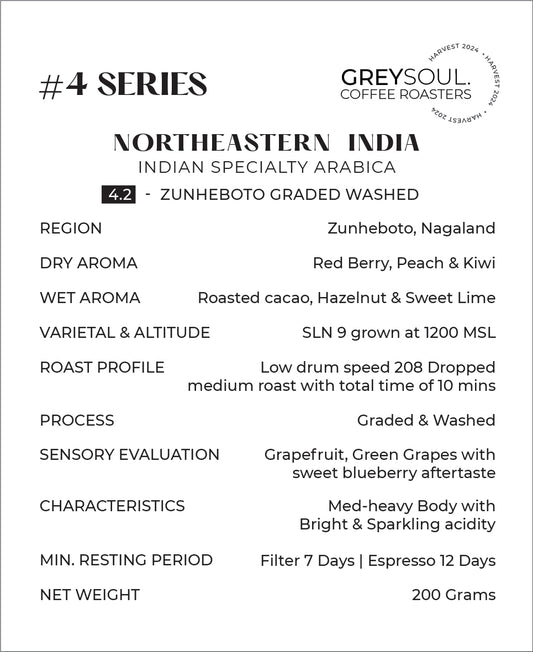 Nagaland Zunheboto Graded Washed (Med Profile)